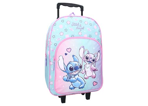 MOCHILA ESCOLAR C/RUEDAS 14 STICH GLITTER JF